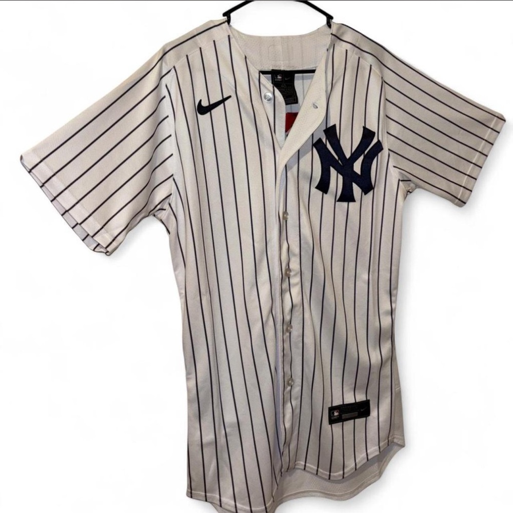 Nike New York Yankees white baseball jersey size M NEW #mlb #baseball #yankees